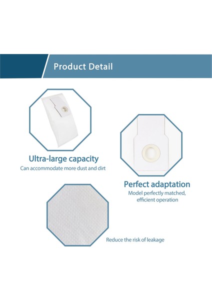 Adet 53294 Stil O Tipi Toz Torbası Dikey Elektrikli Süpürgeler Temizleyiciler Temizleyici Yedekleri (Yurt Dışından) indirimleri