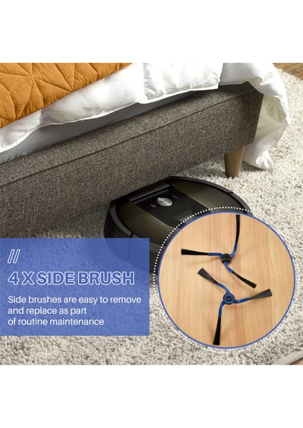 Adet 3 Kollu Yan Fırça Akıllı Süpürme Robotu Süpürgesi Yedeği Için Uygun (Yurt Dışından) indirimleri