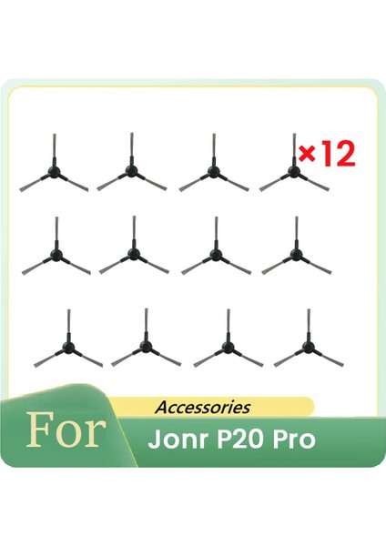 P20 Pro Robot Süpürge Parçalarının Değiştirilmesi Için 12 Adet Yan Fırça (Yurt Dışından)