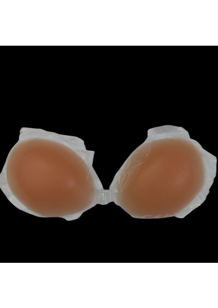 Şeffaf Et Sütyen-Yapışkanlı Askısız Dikişsiz Dekolte - Göğüs Toparlayıcı Et-A Beden modelleri