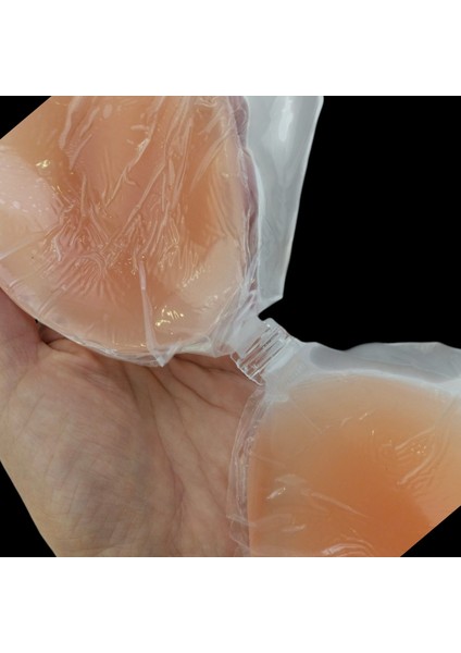 Şeffaf Et Sütyen-Yapışkanlı Askısız Dikişsiz Dekolte - Göğüs Toparlayıcı Et-A Beden fırsatları