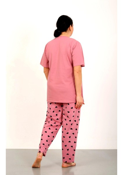 %100 Pamuk Büyük Beden Kısa Kol Kadın Pijama Takımı fırsatları