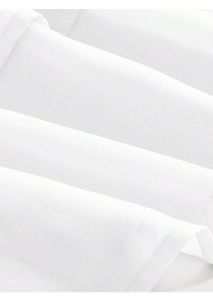 2'li Siyah ve Beyaz Iki Katlı Yüksek Bel Fırfırlı Etek modelleri