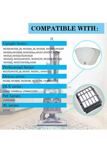 Vacuum Navigator Lift-Away NV350 NV351 NV352 NV355 NV356 NV357 Nozul Temizleyici Için Filtre Parçaları Değiştirin (Yurt Dışından) indirimleri