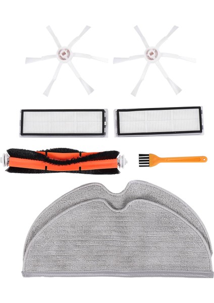 Mi Robot Vakum Mop 2 STYTJ03ZHM Filtre Bezi Temizleyici Ana Yan Fırça Yedek Parçaları (Yurt Dışından)