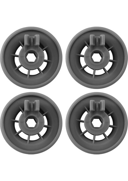 4 x Bulaşık Makinesi Alt Sepet Ray Tekerlekleri & Gri 165314 (Yurt Dışından)