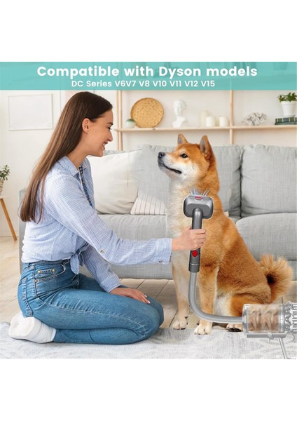 Evcil Köpek Bakım Seti Vakum V7 V8 V10 V11 V12 V15,KÖPEK Fırçası Aparatı,köpek Tüy Bakım Aletleri (Yurt Dışından) indirimleri