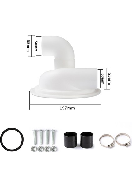 Vakum Temizleyici Toz Toplayıcı Ahşap Işleme Ayırıcı Kapağı Için Cyclone (Beyaz) (Yurt Dışından) fırsatları