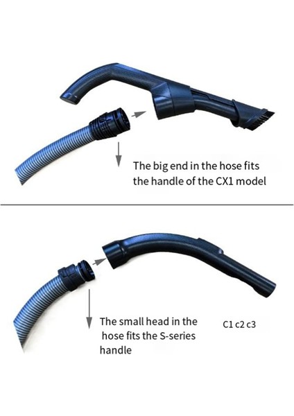 Temizleyici C1 C2 C3 C4 Emiş Hortumu Için Bidon Vakum Hortumu 2m Esnek Boru Parçası (Yurt Dışından) modelleri