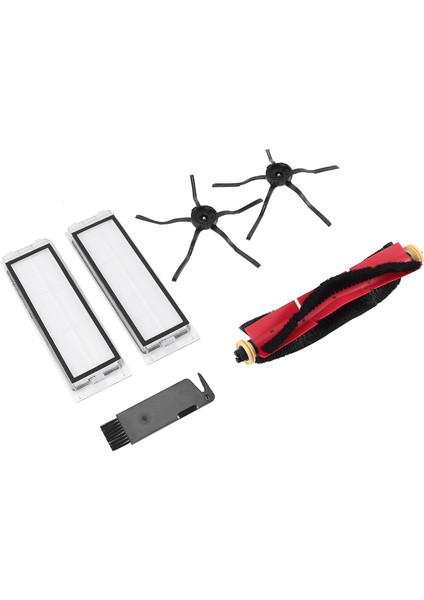 S5 Max S6 S50 Maxv S4 E4 Aksesuarları Için Çıkarılabilir Ana Fırça, Silikon Yan Fırça Yıkanabilir Filtre (Yurt Dışından) fırsatları