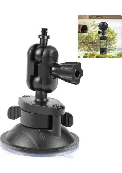 INSTA360 X4-3-2 Araç Vantuzlu Tutucu