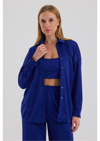 Kadın Saten 3 Lü Takım