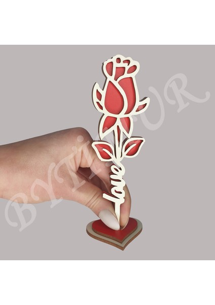 Düğün Nişan Nikah Kına Söz Hediyelik Tomurcuk Gül Model Love Süslü Kutu 15 Adet fırsatları