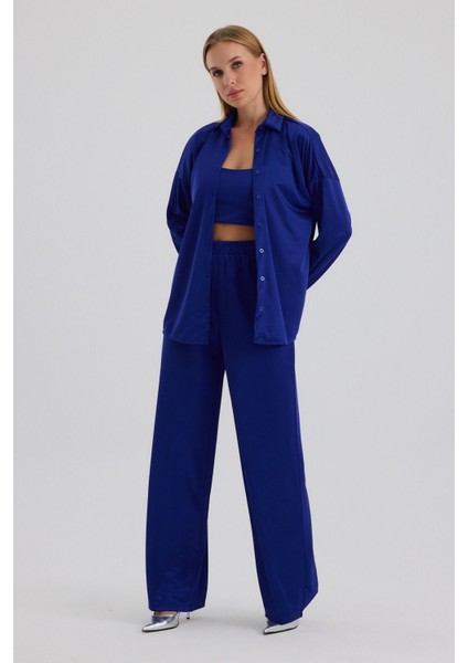 Kadın Saten 3 Lü Takım modelleri