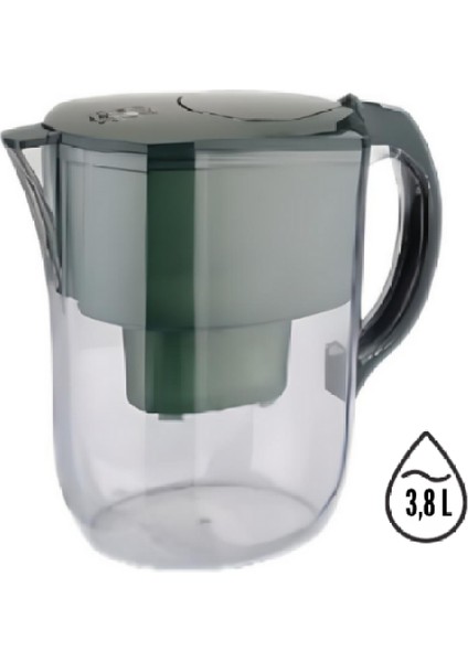 Pws Su Arıtmalı Sürahi 3,8litre Dijital Filtre Ömrü Göstergeli
