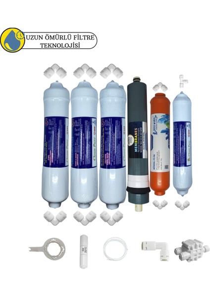 Swun Chyan Kapalı Kasa Su Arıtma Cihazlarına Sertifikalı 6 lı Platinium Mebran Mineral