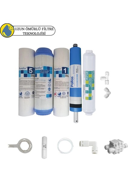 Purefer Açık Kasa Çift Sedimentli Sertifikalı 5li Pallas Mebran 5li