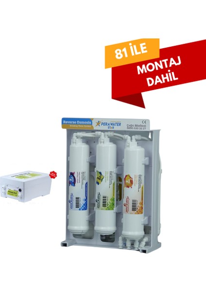 Star Alkali+Mineral+Detox 8 Aşamalı Açık Kasa Pompalı Su Arıtma Cihazı Ücretsiz Kurulum