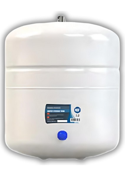 Pws 3.2 Galon Brüt 12LITRE Metal Krom Ağızlı Tank