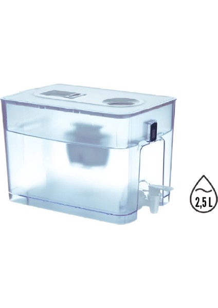 Pws Su Arıtmalı Sürahi Buz Dolabı Tip 2,5litre Dijital Filtre Ömrü Göstergeli