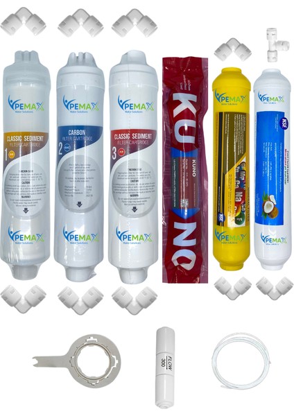 Pws Kapalı Kasa Su Arıtma Cihazların Uygun Eco 6 lı Lg Kuno Mebran Mineral+Tatlandırıcı Set