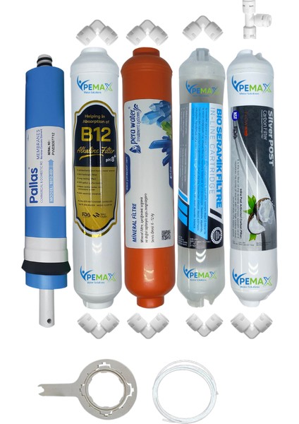Pws Pallas Mebran+B12 Alkali+ Mineral+Detox Gümüş İyonlu Tatlandırıcı