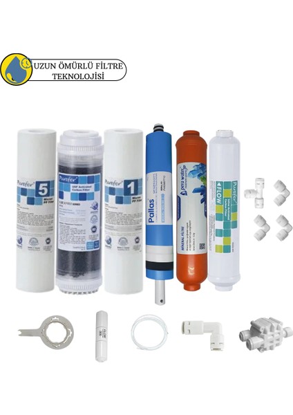 Purefer Açık Kasa Çif Sedimentli Sertifikalı 6 lı Pallas Mebran Mineralli