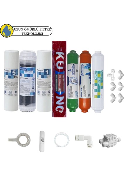 Purefer Açık Kasa Çif Sedimentli Sertifikalı 7li Lg Kuno Mebran Mineral+Alkali