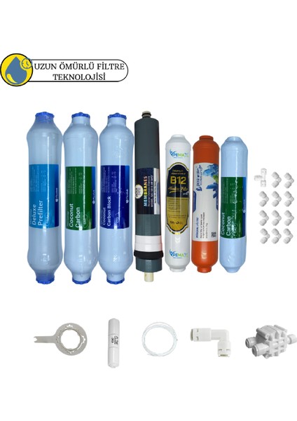 Fluxtek Kapalı Kasa Su Arıtma Cihazlarınasertifikalı 7lı Pera Water Mineral Platinium Mebran