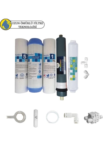 Purefer Açık Kasa Çift Sedimentli Sertifikalı 5li Platinium Mebran 5li
