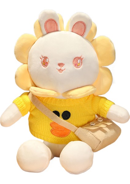 40CM Sunflower Giysi Tavşan Yumuşak Sevimli Peluş Oyuncak (Yurt Dışından)