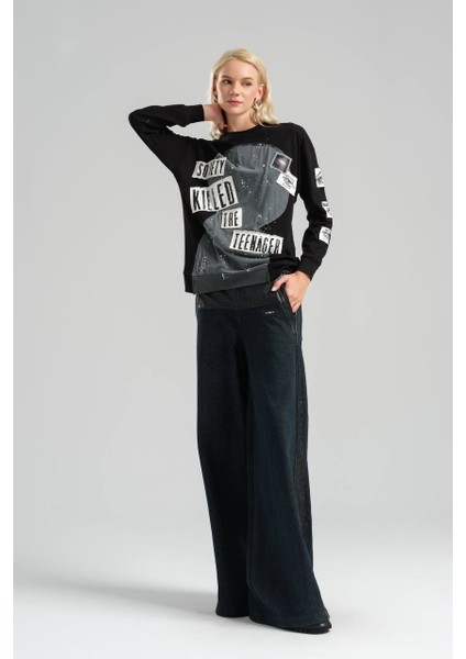 Siyah Sweatshirt fırsatları