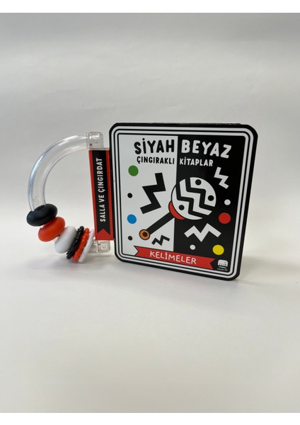 Siyah Beyaz Çıngıraklı Kitaplar - Kelimeler