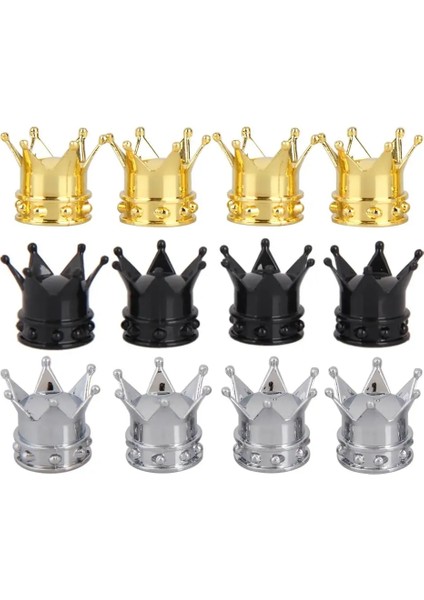 B Tarzı 4 Adet Evrensel Altın Taç Araba Kamyon Bisiklet Lastiği Hava Valfi Kök Kapakları Kings Crown Lastik Lastik Tekerlek Kök Valfi Hava Toz Kapağı Kapakları (Yurt Dışından) modelleri