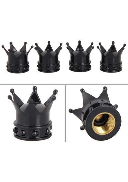 B Tarzı 4 Adet Evrensel Altın Taç Araba Kamyon Bisiklet Lastiği Hava Valfi Kök Kapakları Kings Crown Lastik Lastik Tekerlek Kök Valfi Hava Toz Kapağı Kapakları (Yurt Dışından) indirimleri