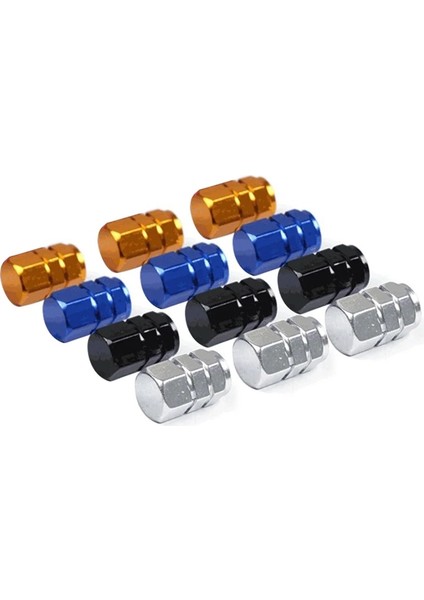 Mavi Stil Evrensel Toz Geçirmez Alüminyum Alaşımlı Bisiklet Kapağı Tekerlek Lastiği Kaplı Araba Kamyon Tüpü Lastik Bisiklet Aksesuarları 4 Renk Vana 4 Adet (Yurt Dışından) fırsatları