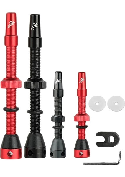 No.4 Tarzı 2 Adet Bisiklet Tubeless Presta Vana Ste Fv Nipel Pirinç Çekirdek Presta Vana Kök Kiti Mountainroad Bisiklet Için (Yurt Dışından)
