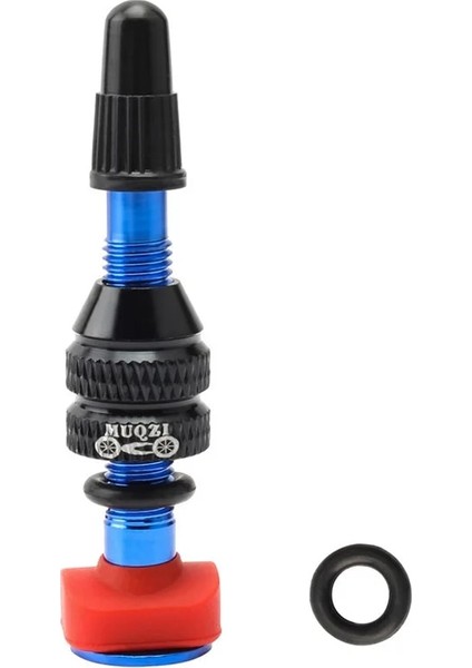 Mavi 40MM Stili Muqzı Bisiklet Alaşımlı Tubeless Lastik Fv Presta Vana Mtb Yol Bisikleti Tubeless Jant C Alaşımlı Nipel Pirinç Çekirdek Vana (Yurt Dışından)
