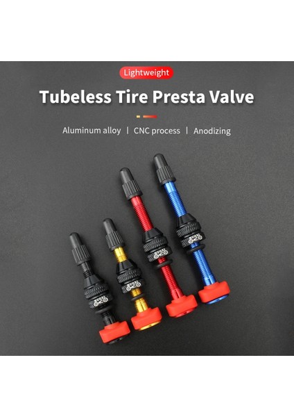 Mavi 40MM Stili Muqzı Bisiklet Alaşımlı Tubeless Lastik Fv Presta Vana Mtb Yol Bisikleti Tubeless Jant C Alaşımlı Nipel Pirinç Çekirdek Vana (Yurt Dışından)