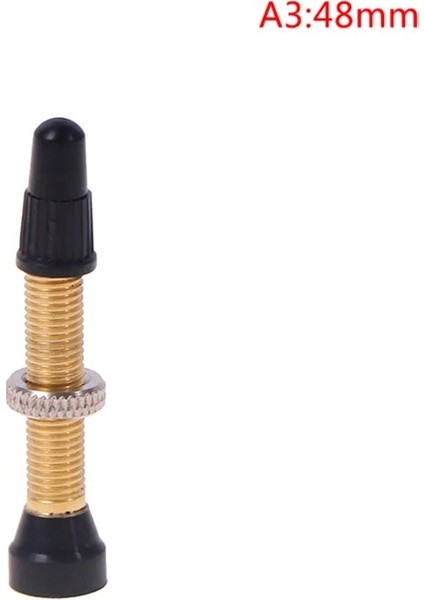 A3 Stili 1 Adet Bisiklet Presta Vana Yol Mtb Bisiklet Tubeless Vana Lastikleri Pirinç Çekirdek Alaşım Kök Tubeless Mastik Uyumlu (Yurt Dışından)