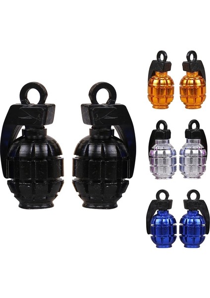 No.4 Tarzı Araba Kamyon Bisiklet Dağ Bisikleti Lastik Vana Kök Kapağı El Bombası Şekli Alüminyum 4 Renk Dayanıklı Bisiklet Vana Bombası Şekli Lastik Jant (Yurt Dışından) fiyatları