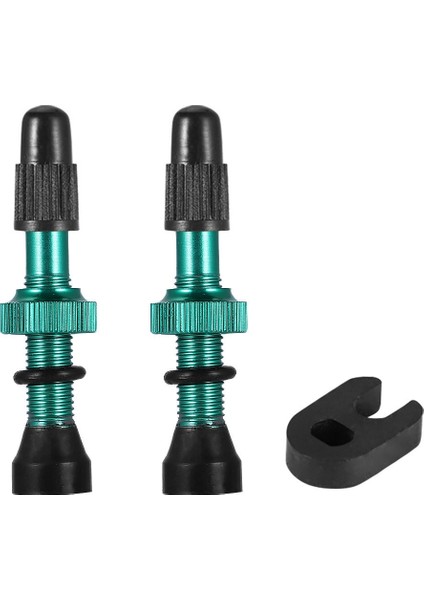 48MM Turuncu 2 Adet Tarzı 2 Adet Bisiklet mm Vana Uyumlu Yol Mtb Bisiklet Tubeless Lastikler Pirinç Çekirdek Alaşım Kök Tubeless Mastik (Yurt Dışından)