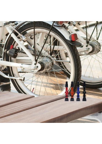 60MM Turuncu Stil 1 Çift Bisiklet Alaşım Kök Valf mm Bisiklet Fv Presta Tubeless Lastik Valf Mtb Yol Bisikleti Nipel Wtool Valf Kapağı (Yurt Dışından)