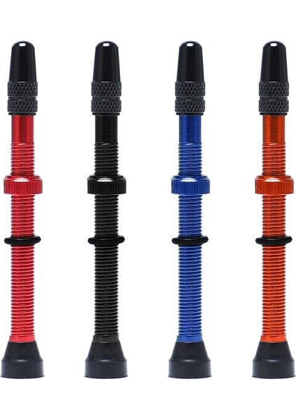 60MM Turuncu Stil 1 Çift Bisiklet Alaşım Kök Valf mm Bisiklet Fv Presta Tubeless Lastik Valf Mtb Yol Bisikleti Nipel Wtool Valf Kapağı (Yurt Dışından)