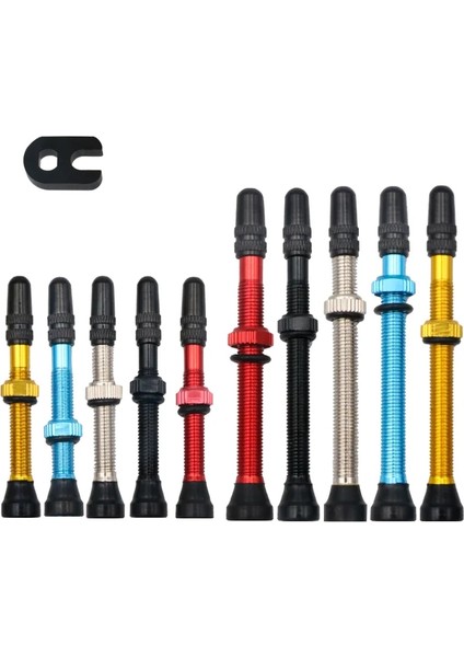 Gümüş 60MM Tarzı 2 Adet mm Bisiklet Pirinç Veya Alaşımlı Kök Fv Presta Tubeless Lastik Vana Yol Bisikleti Mtb Nipel Aracı Tubeless Mastik Alaşımlı Vana (Yurt Dışından) fırsatları