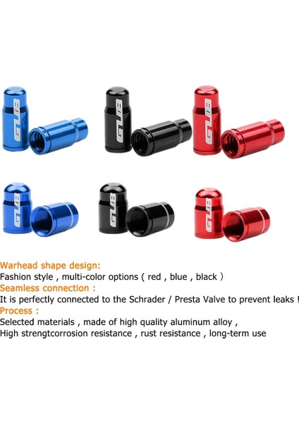 Presta Set Stili Için Siyah 2 Adet Alüminyum Bisiklet Lastiği Valf Kapağı Schraderpresta Lastik Valf Koruyucu Ultralight Dağ Yol Bisikleti Valf Kapağı Mtb Aksesuarı (Yurt Dışından) modelleri