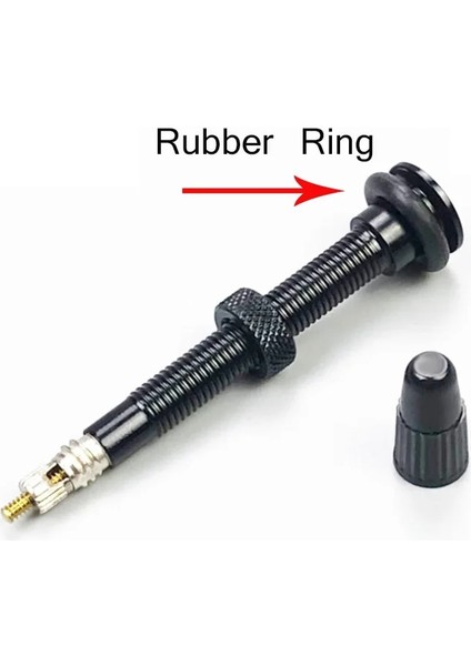 1 Adet 65MM Tarzı Bisiklet Için Iç Lastiksiz Valf Bisiklet Için Iç Lastiksiz Hazır Lastik Lastik Karbon Jant Alüminyum Alaşımı Tüpsüz Valf (Yurt Dışından)