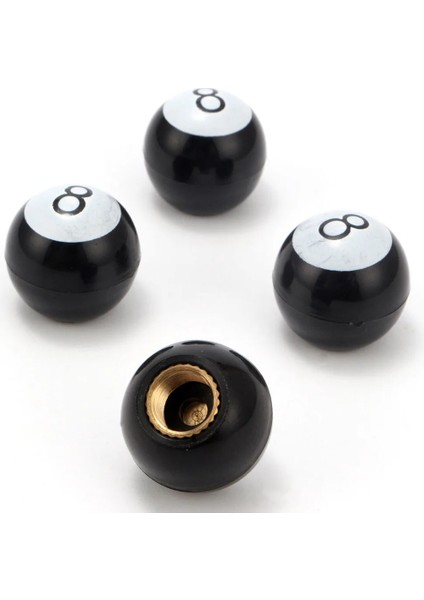 Mavi Top Stili Çanta Evrensel Küresel Lastik Valf Kapakları Oto Araba Kamyon Dağ Bisikleti Bilardo Havuz 8 Küresel Lastik Lastik Hava Valfi Kök Tekerlek Kapakları (Yurt Dışından)
