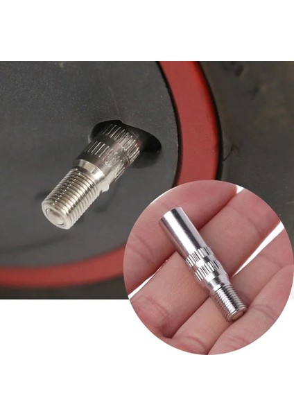 39MM Tarzı Xiaomi Mijia M365 Için Lastik Vana Uzatma Adaptörü Elektrikli Scooter Ön Tekerlek Motoru Hava Memesi Değiştirme (Yurt Dışından) modelleri