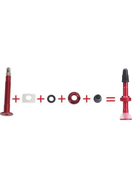 Pembe Tarzı mm Pirinç Veya Alaşımlı Stem Bisiklet Fv Tubeless Lastik Valf Yol Bisikleti Mtb Nipel Wtool Alaşımlı Valf Kapağı (Yurt Dışından)